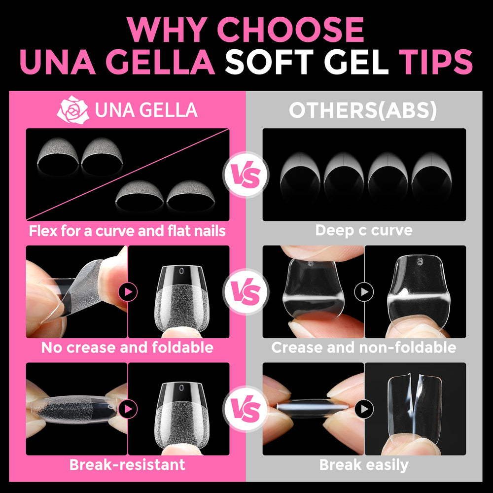 UNA GELLA nail-paint dip-powder compatible – versatile with polish or powder
