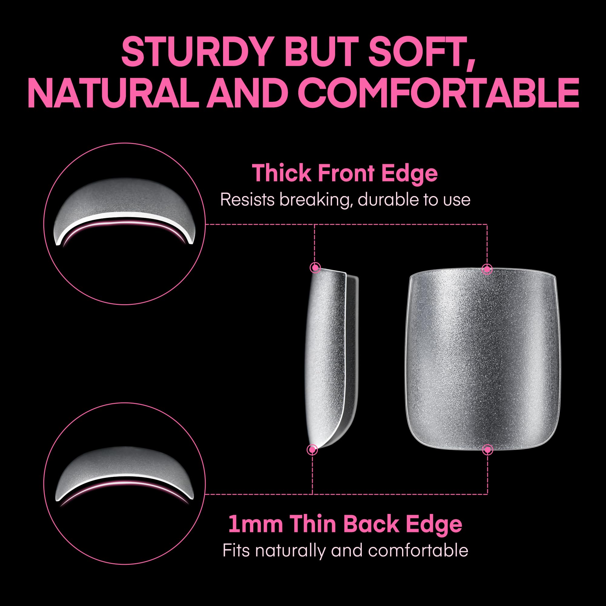 UNA GELLA toe tips ready for open-toe shoe looks and styling