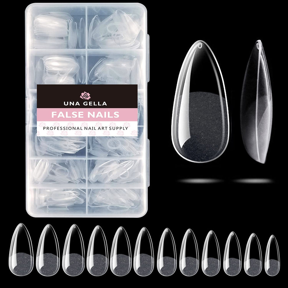 UNA GELLA packaging opening shot highlights quick DIY nail extensions