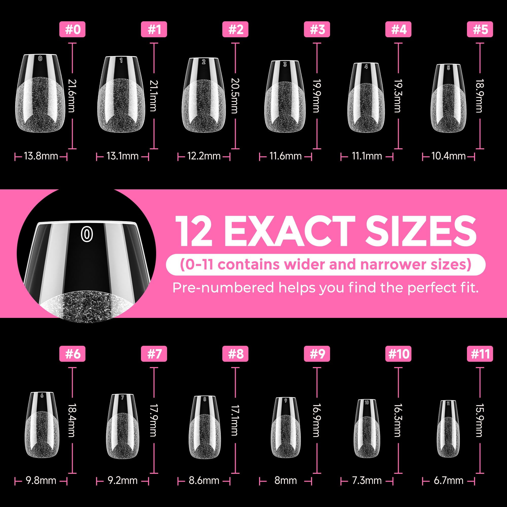 UNA GELLA at-home DIY nails with coffin tips for salon-like results