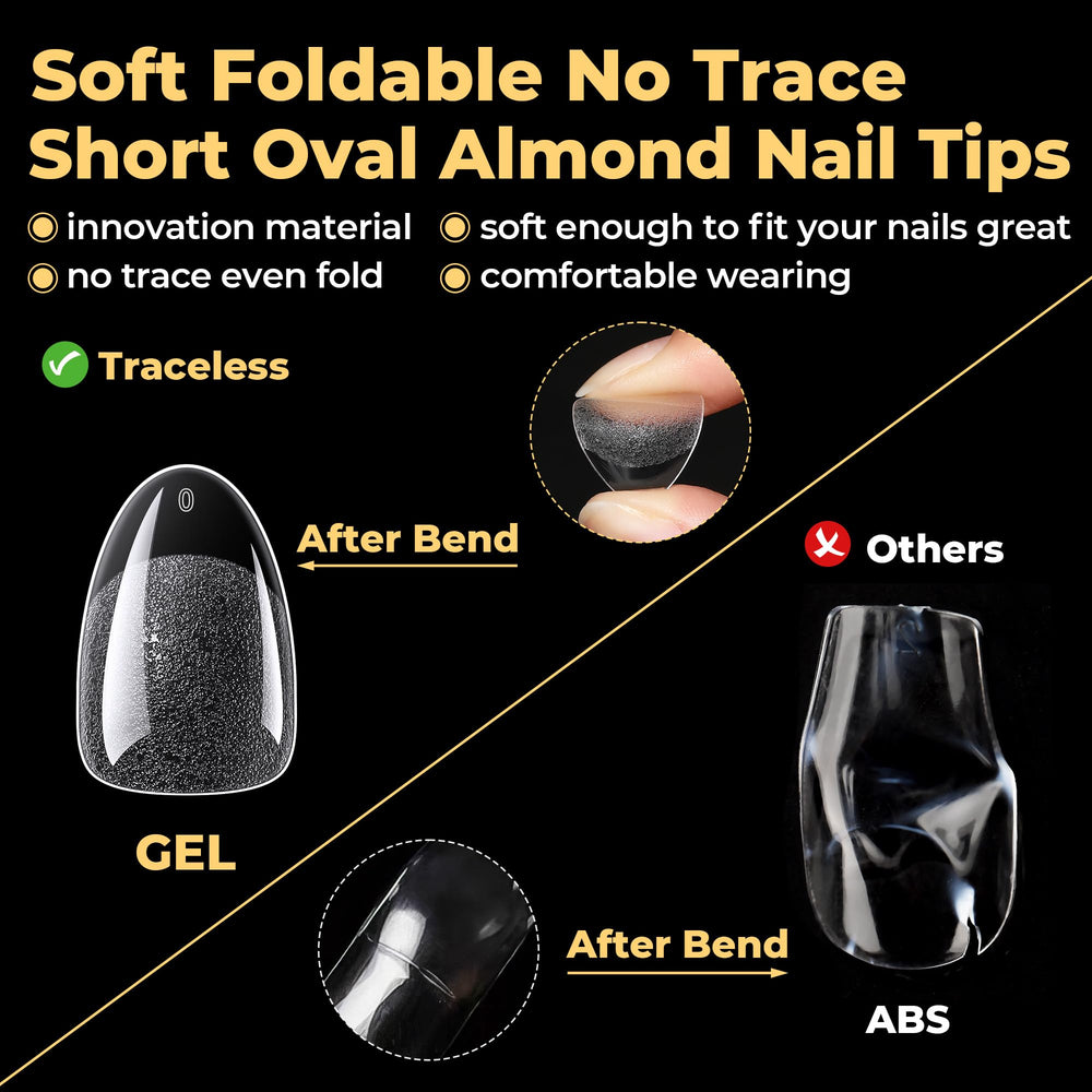 UNA GELLA soft gel formula tip with lightweight extension feel