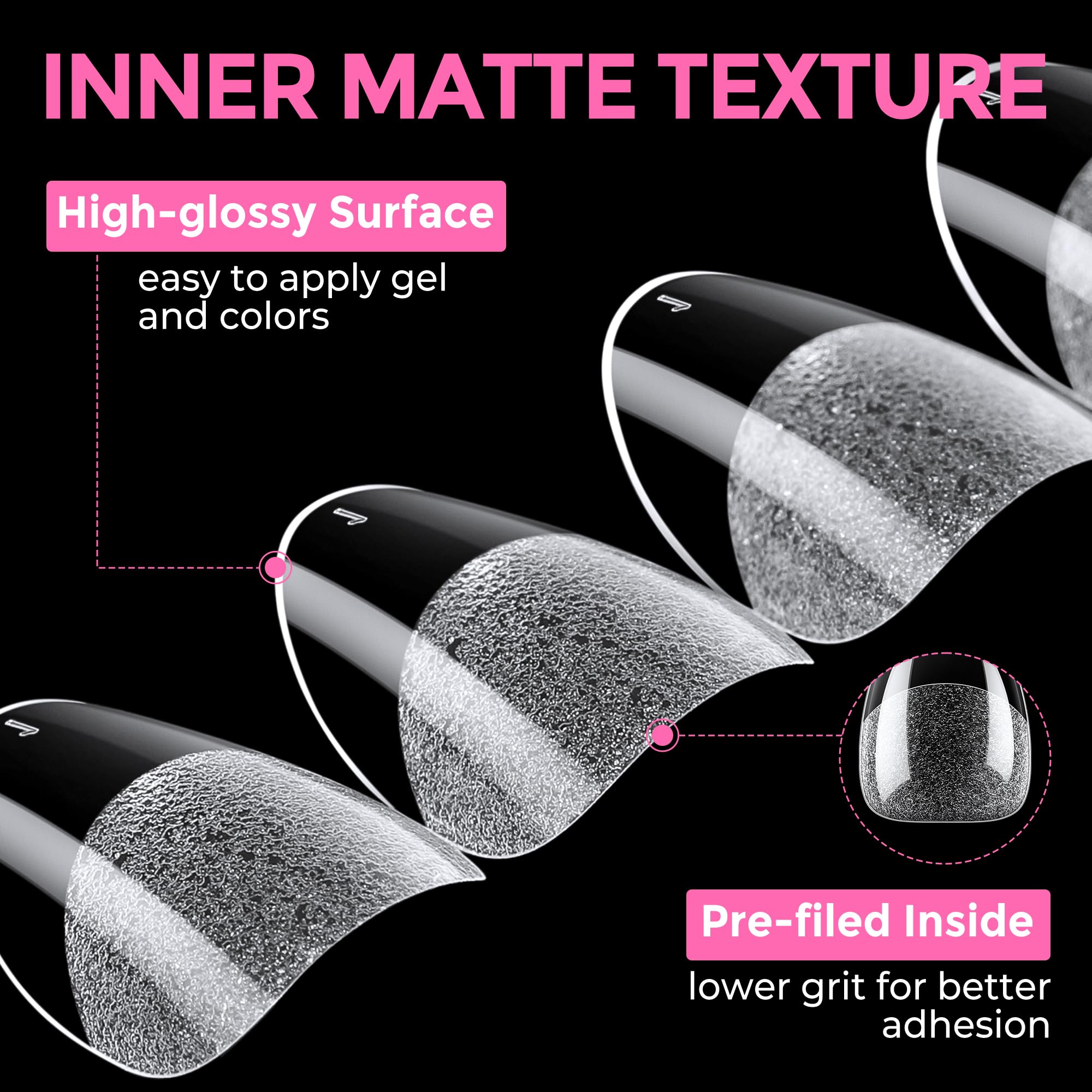 UNA GELLA soak-off tips quick acetone removal without damage.