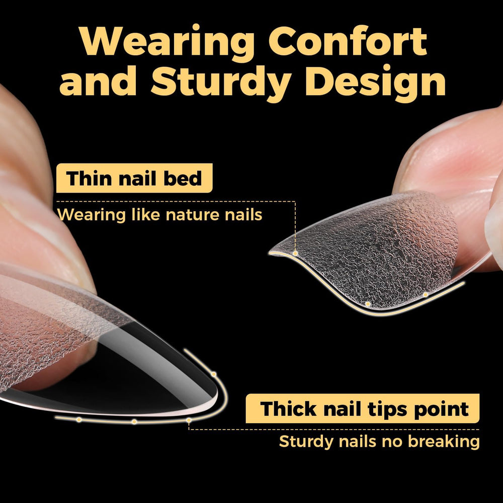 UNA GELLA traceless bend test highlights flexible tips with minimal visible marks.