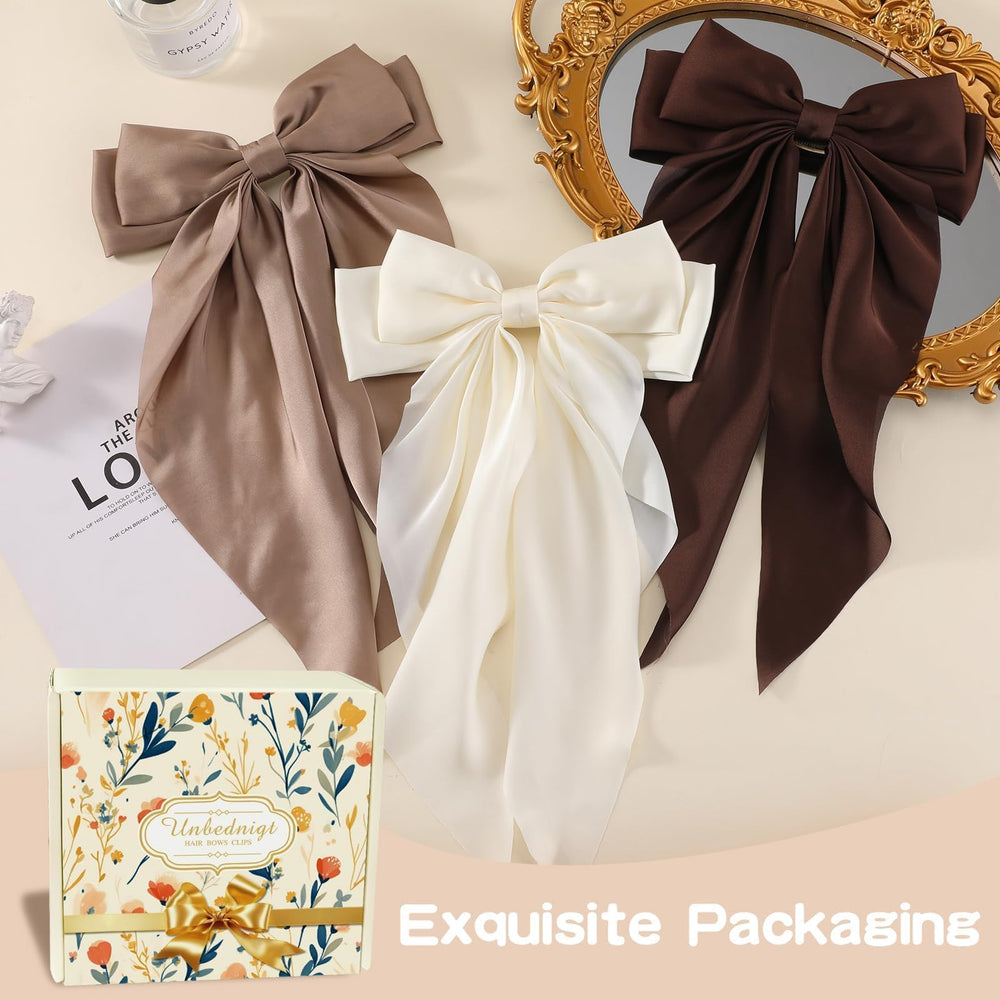 Unbednigt lazo de cabello grande, perfecto para peinados diarios y ocasiones especiales.