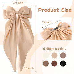 Unbednigt broche de pelo satinado, clip metálico que garantiza fijación cómoda.