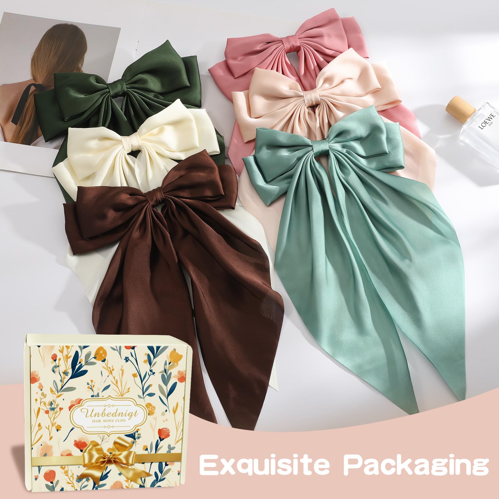 Unbednigt gift-ready bow clips set, perfect for gifting.