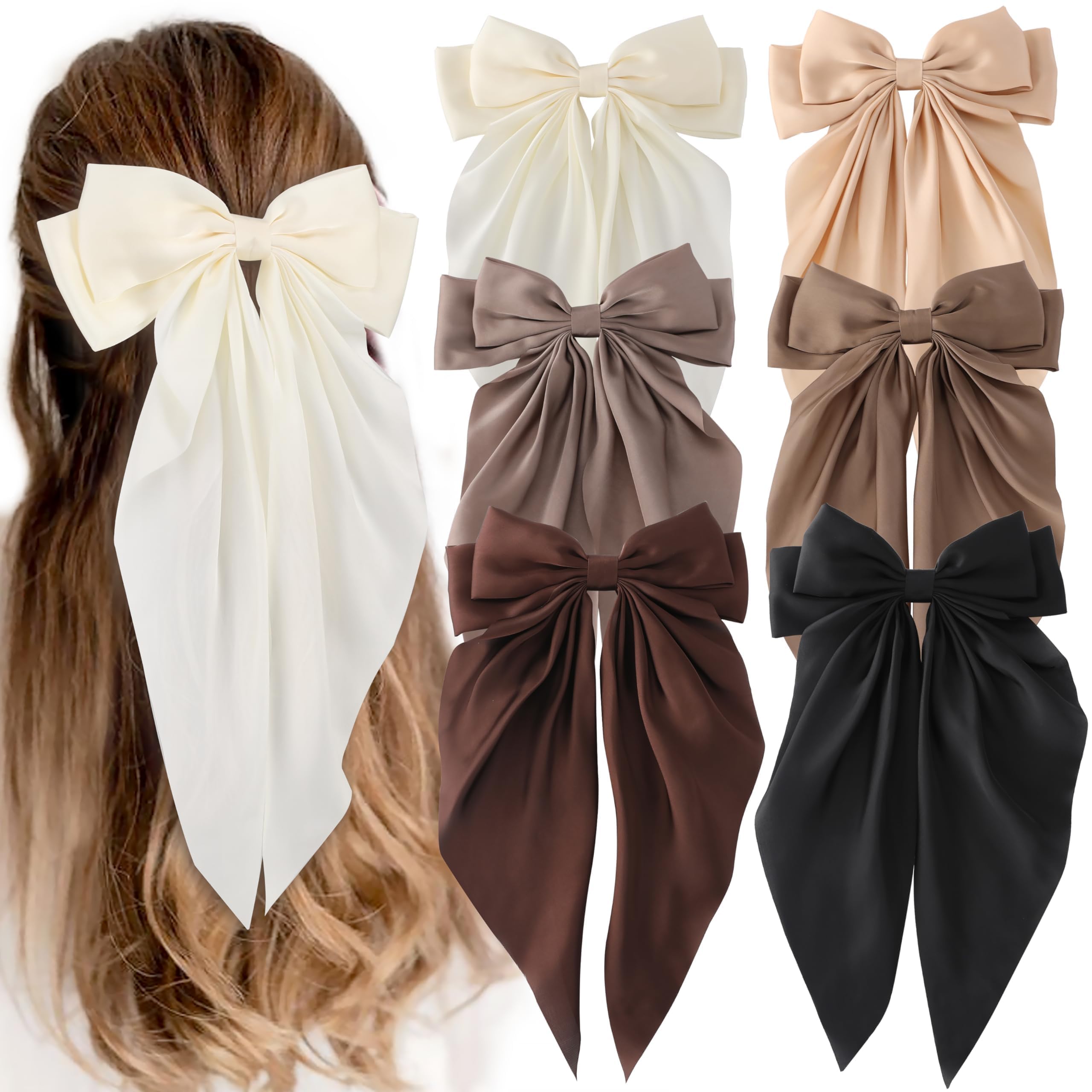 Unbednigt lazo de cabello satinado, ideal para peinados elegantes durante todo el día.