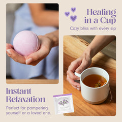 Unboxme Gifts Mini Lavender Spa Set cozy socks for comforting self-care moments