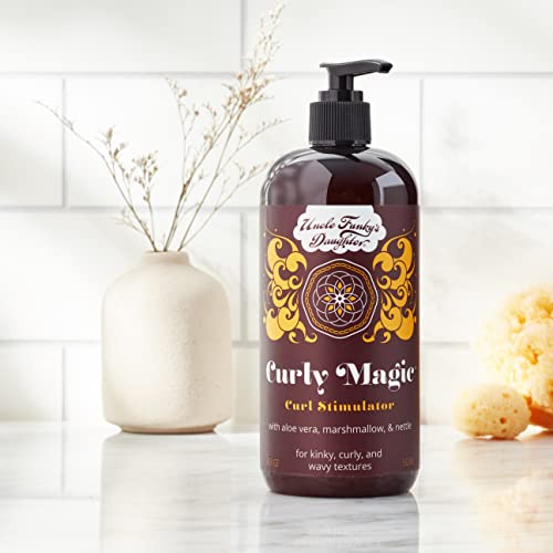 Product bottle demonstrates enhanced curl hold and bounce