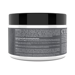 Uncle Jimmy Curl-Kicker damp hair model—shows natural texture and moisture.