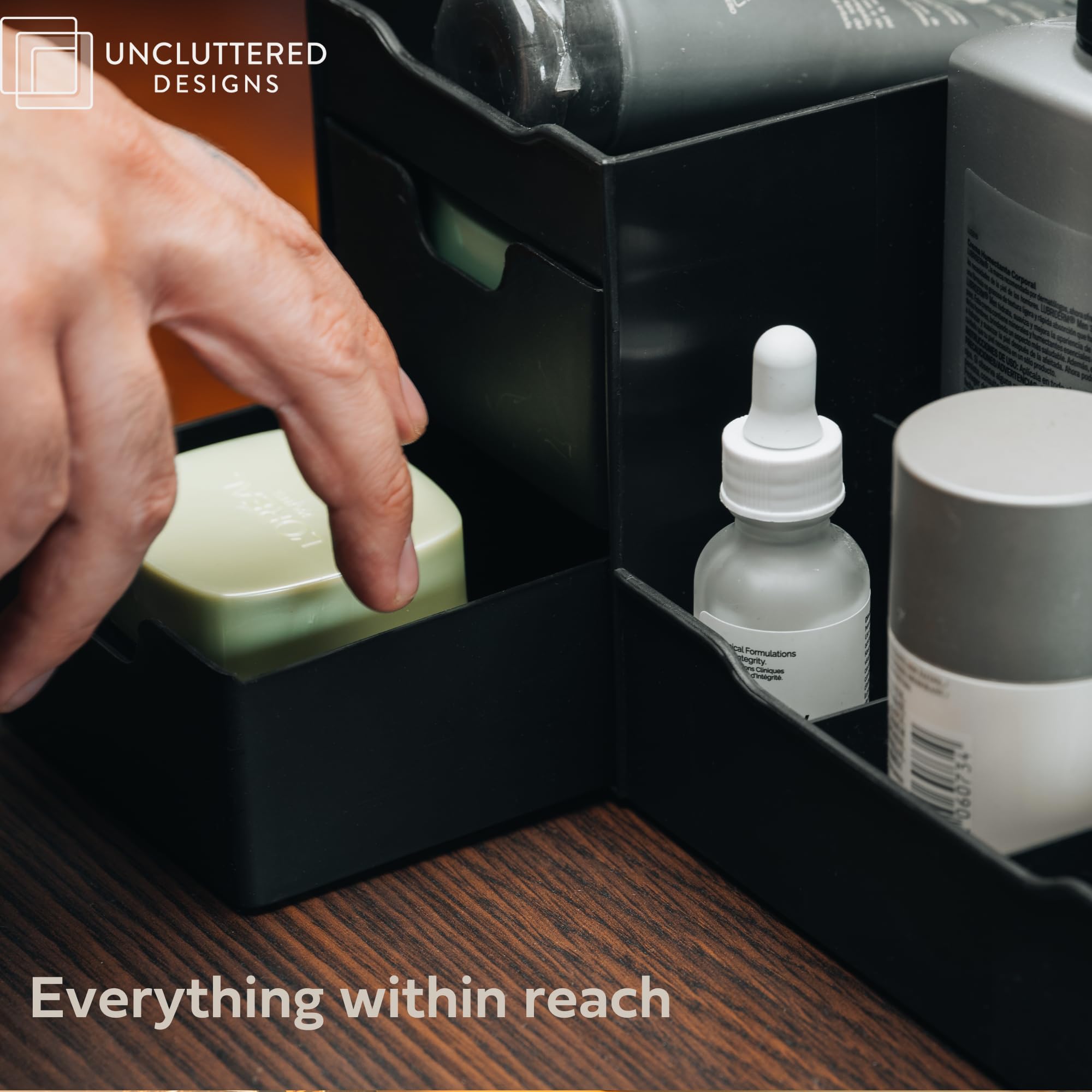 Uncluttered Designs waterproof and washable material makes cleanup quick after spills