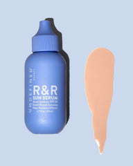 Undefined Beauty R&R Sun Serum Niacinamide and Tremella ingredients close-up.