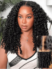 UNICE curly wig with finger coil ends for defined texture and versatile styling