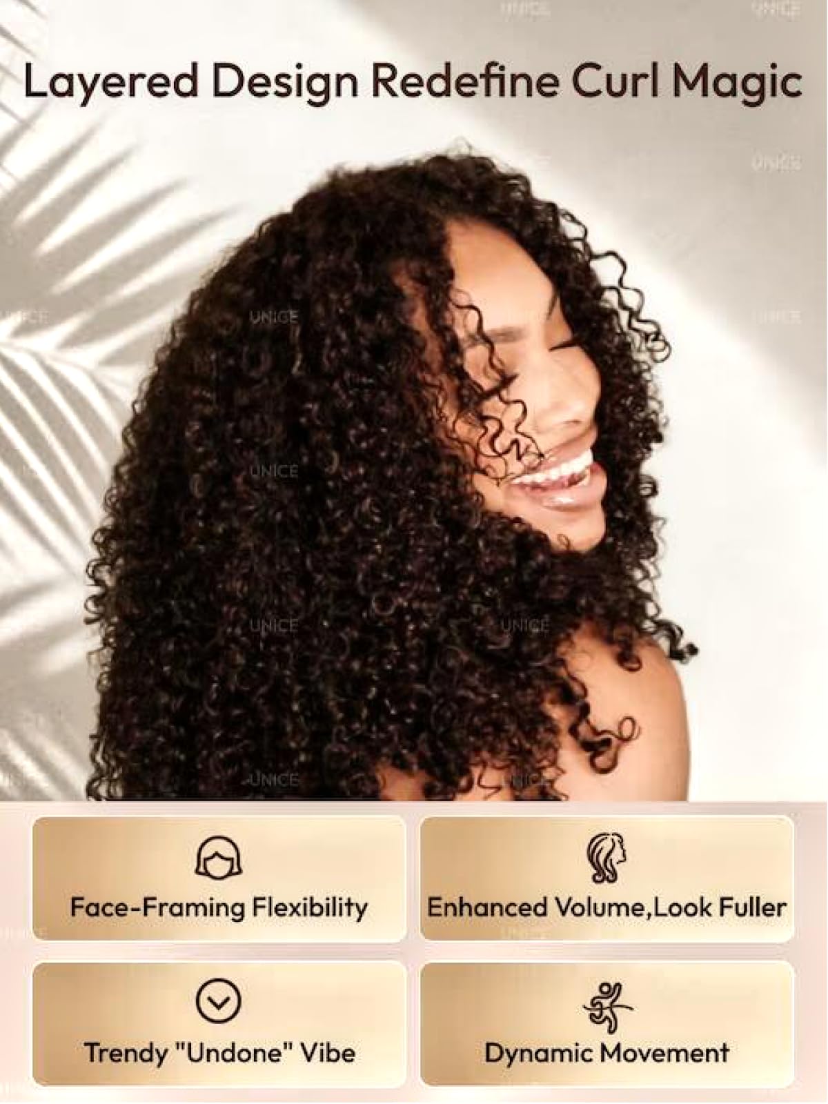 UNICE glueless wig cap with elastic band keeps wig secure all day