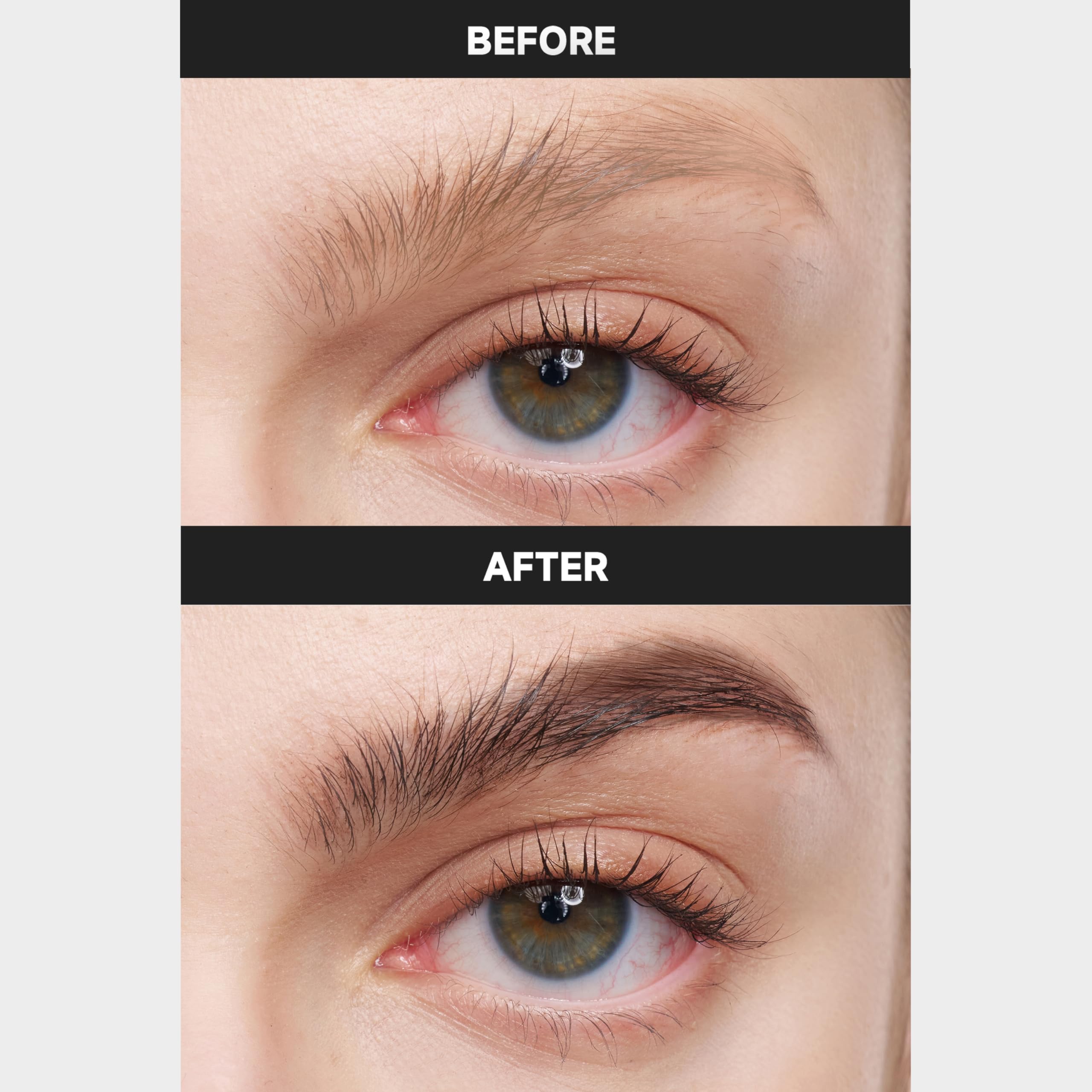 Unicos Eyebrow Pen smudge-proof test on skin shows endurance
