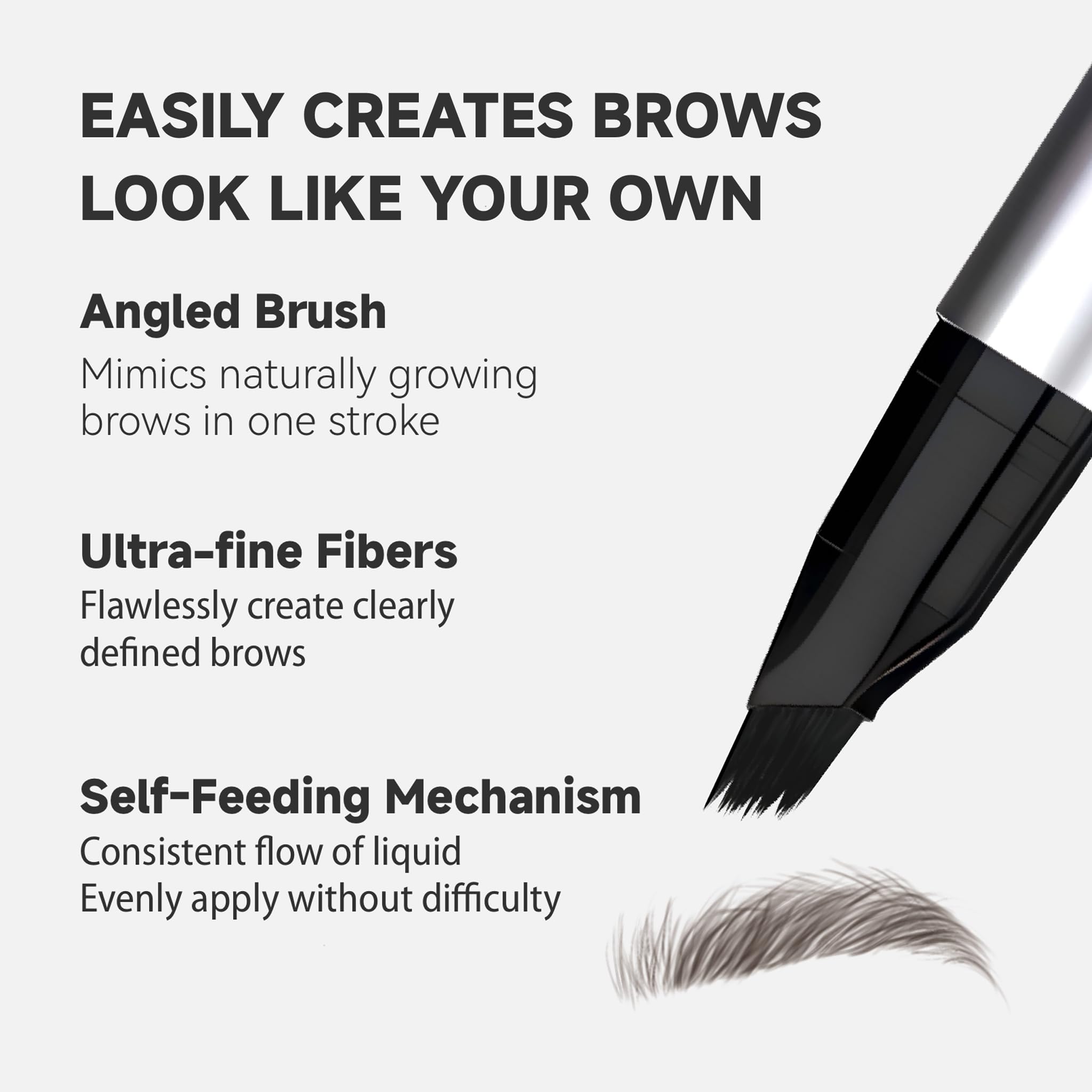 Unicos Eyebrow Pen ultra-fine tip delivering hairlike strokes