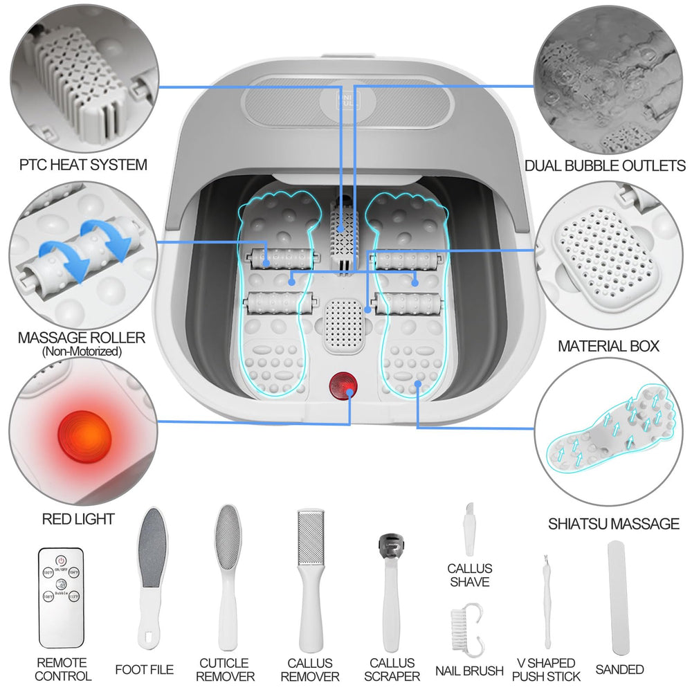 UNIFULL pedicure-kit storage box shows organized spa accessories for at-home foot care.