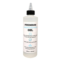 UniKitchen Premium Lubricating White Oil bottle pour for rust protection and smoother cuts.