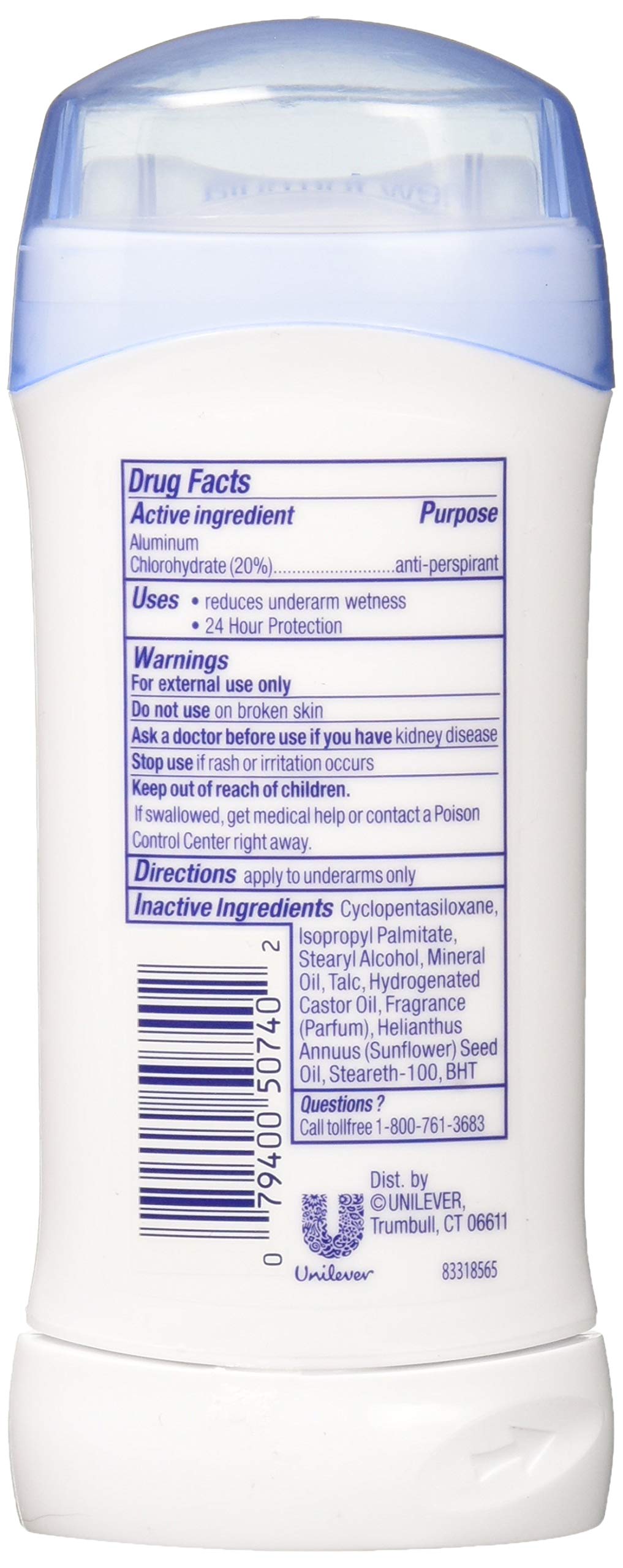 ZDove anti-perspirant deodorant sticks provide 24-hour protection for sensitive skin