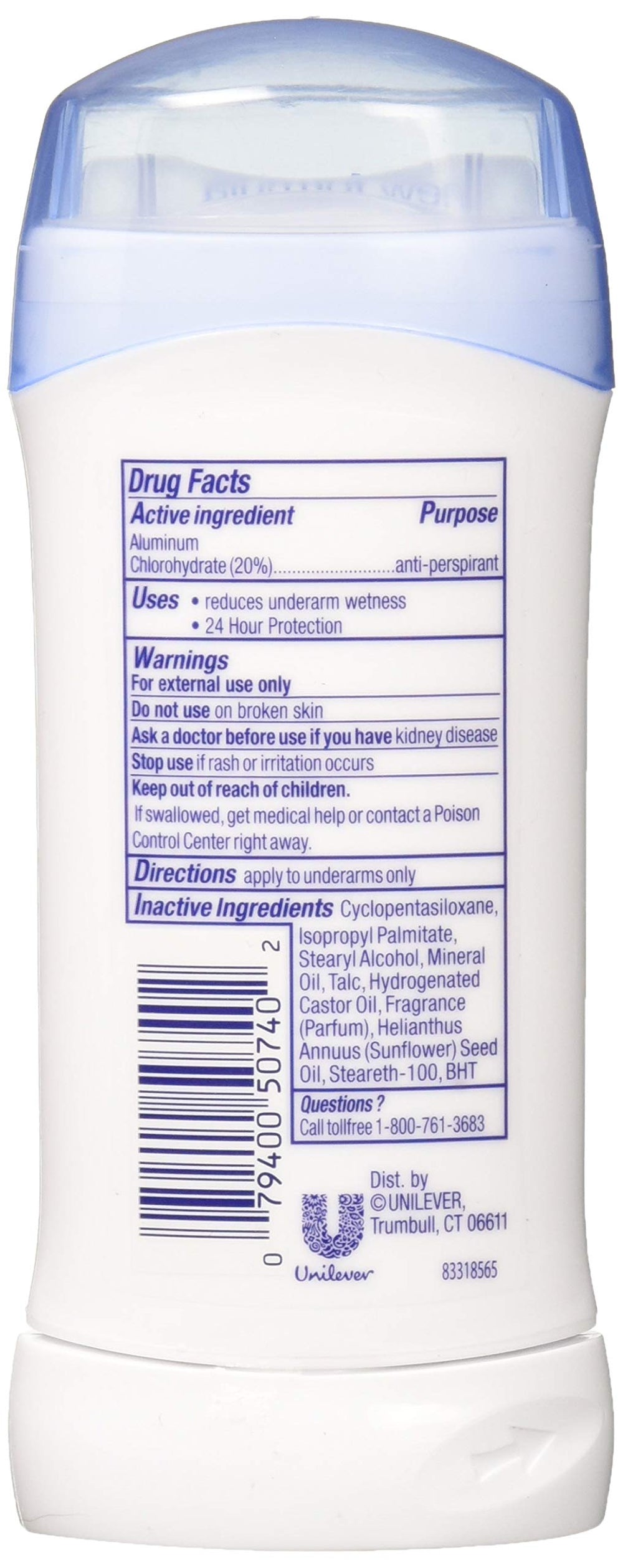 ZDove anti-perspirant deodorant sticks provide 24-hour protection for sensitive skin