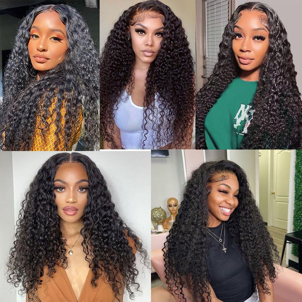 UNILO water wave bundles curly-texture closeup shows natural curl pattern and virgin quality