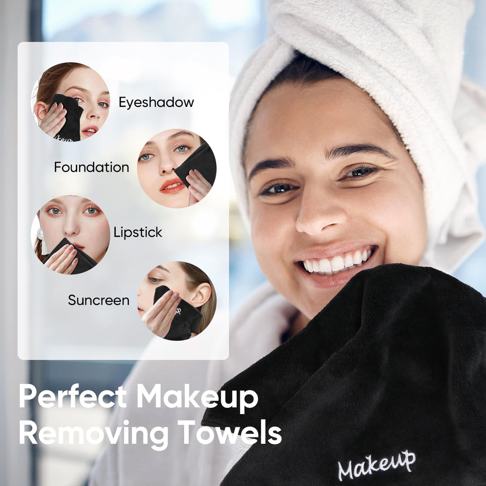 UNIMADE makeup remover cloths dual-sided design highlighting versatile use.