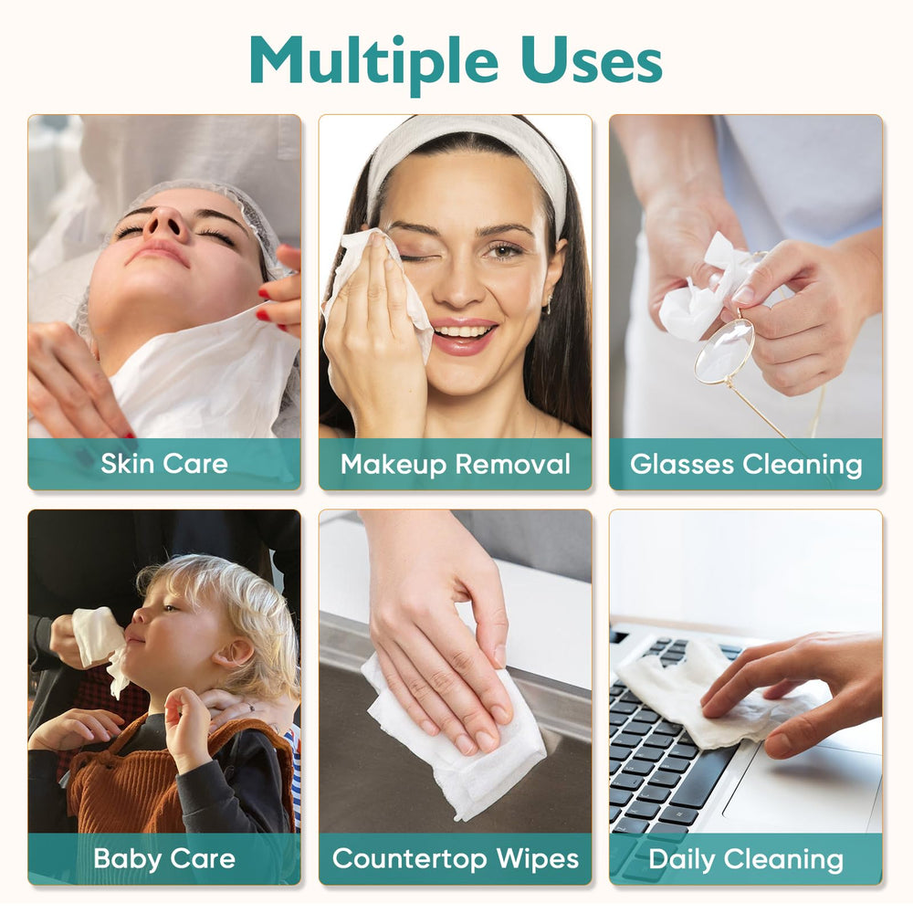 UNIMADE daily skincare routine: wipes for makeup removal and cleansing.