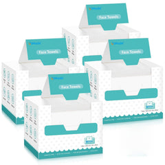UNIMADE disposable face towelettes packaging: hygienic single-use towels for fresh skincare routines.