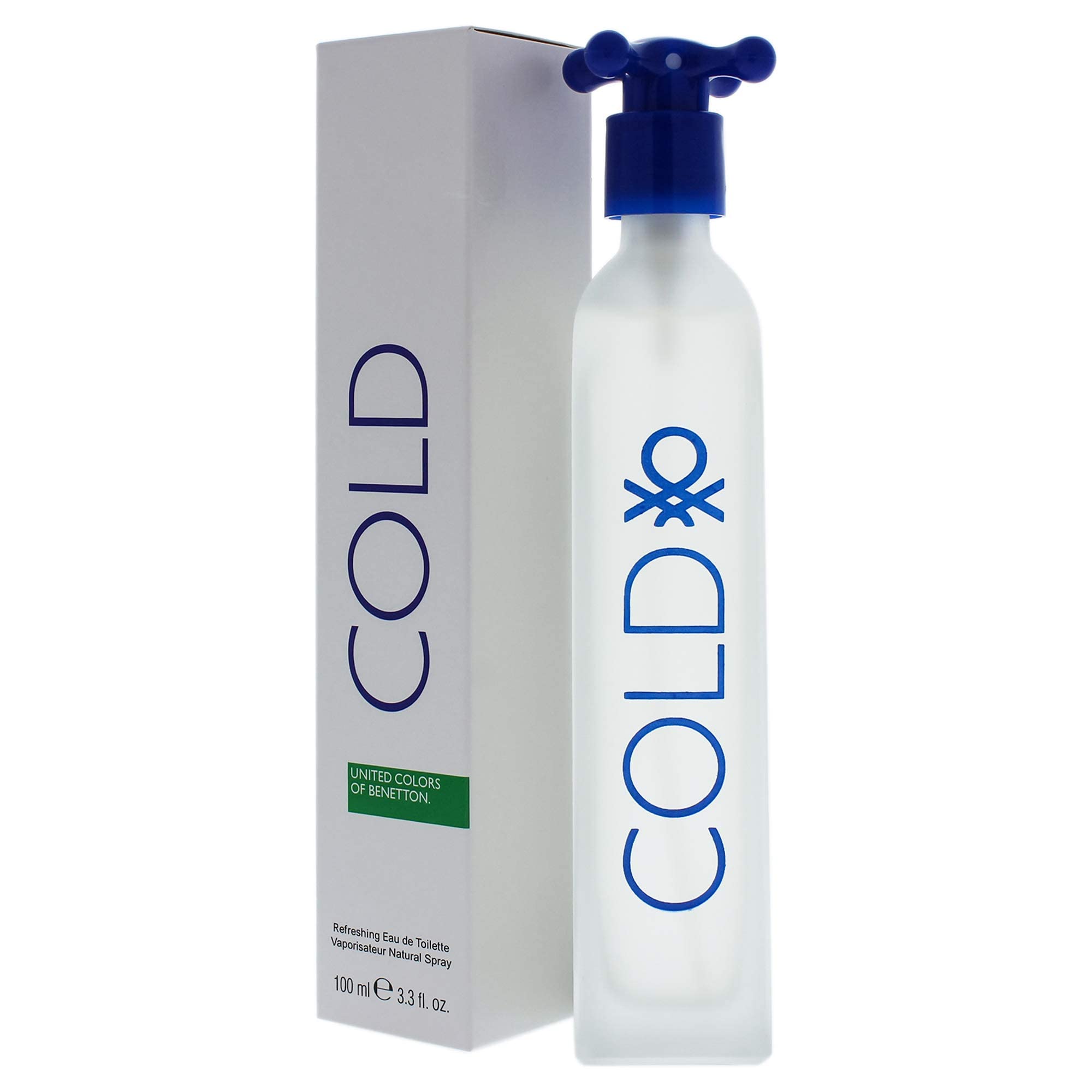 United Colors of Benetton Cold cap closeup highlights sleek design and easy handling