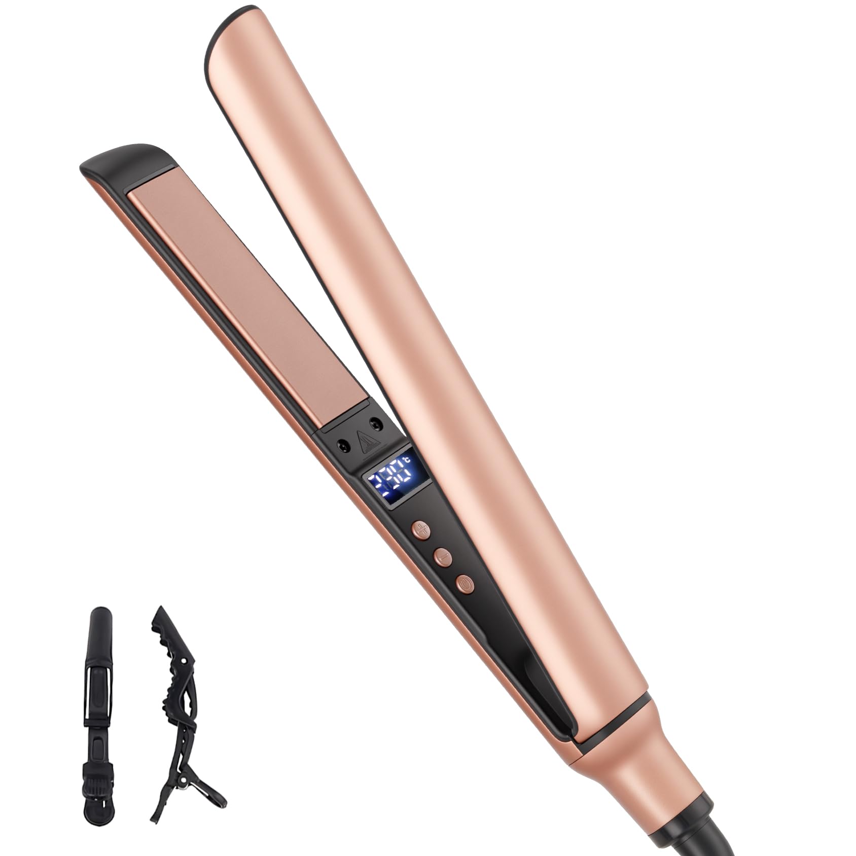 UNOBEY Mini Flat Iron compact design for easy travel styling.
