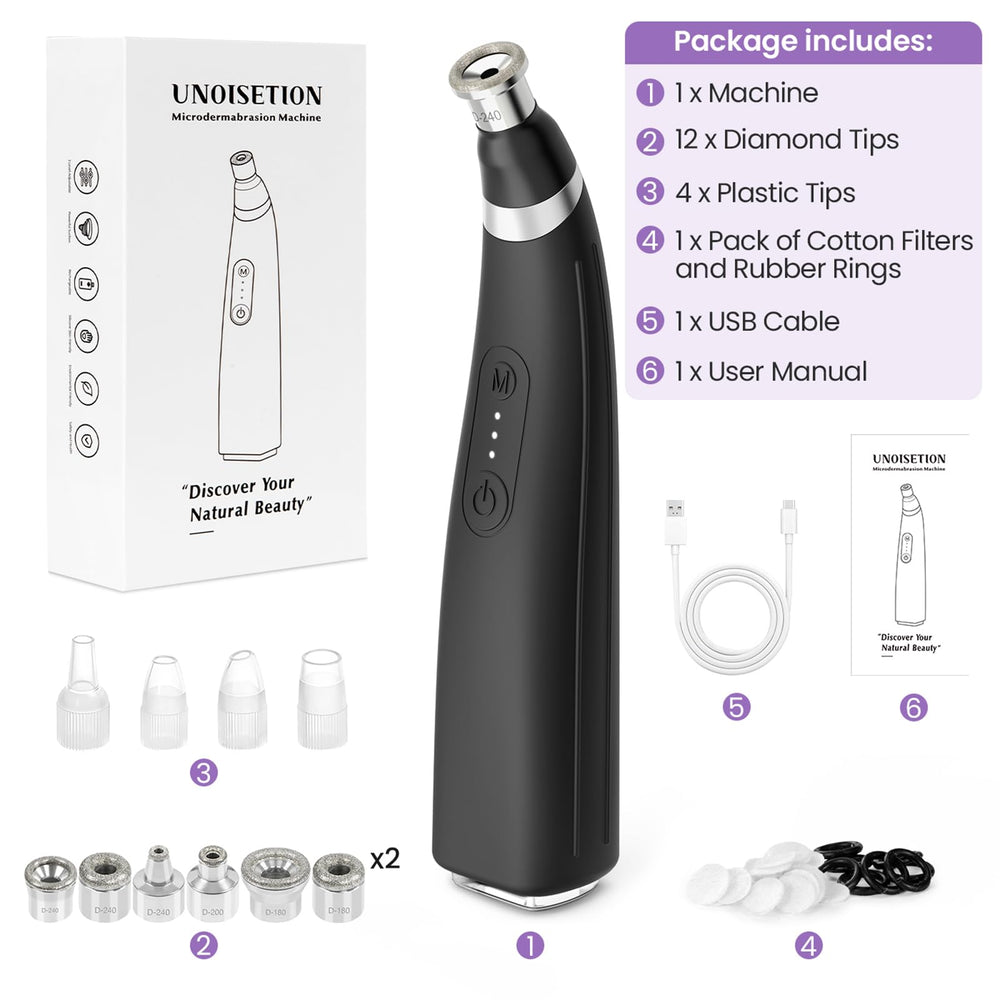 UNOISETION compact packaging for easy storage and carry.