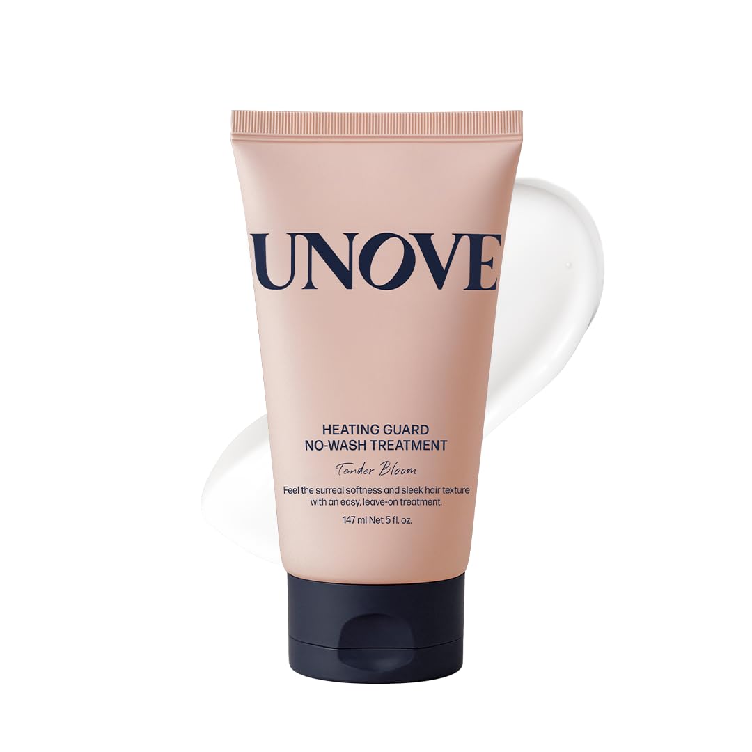 UNOVE Heating Guard bottle front highlights modern packaging for frizz control and nourishment