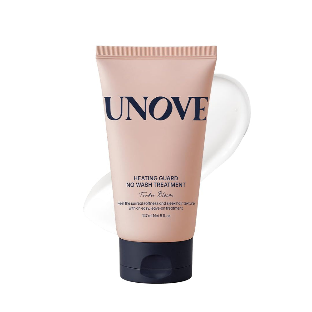 UNOVE Heating Guard bottle front highlights modern packaging for frizz control and nourishment
