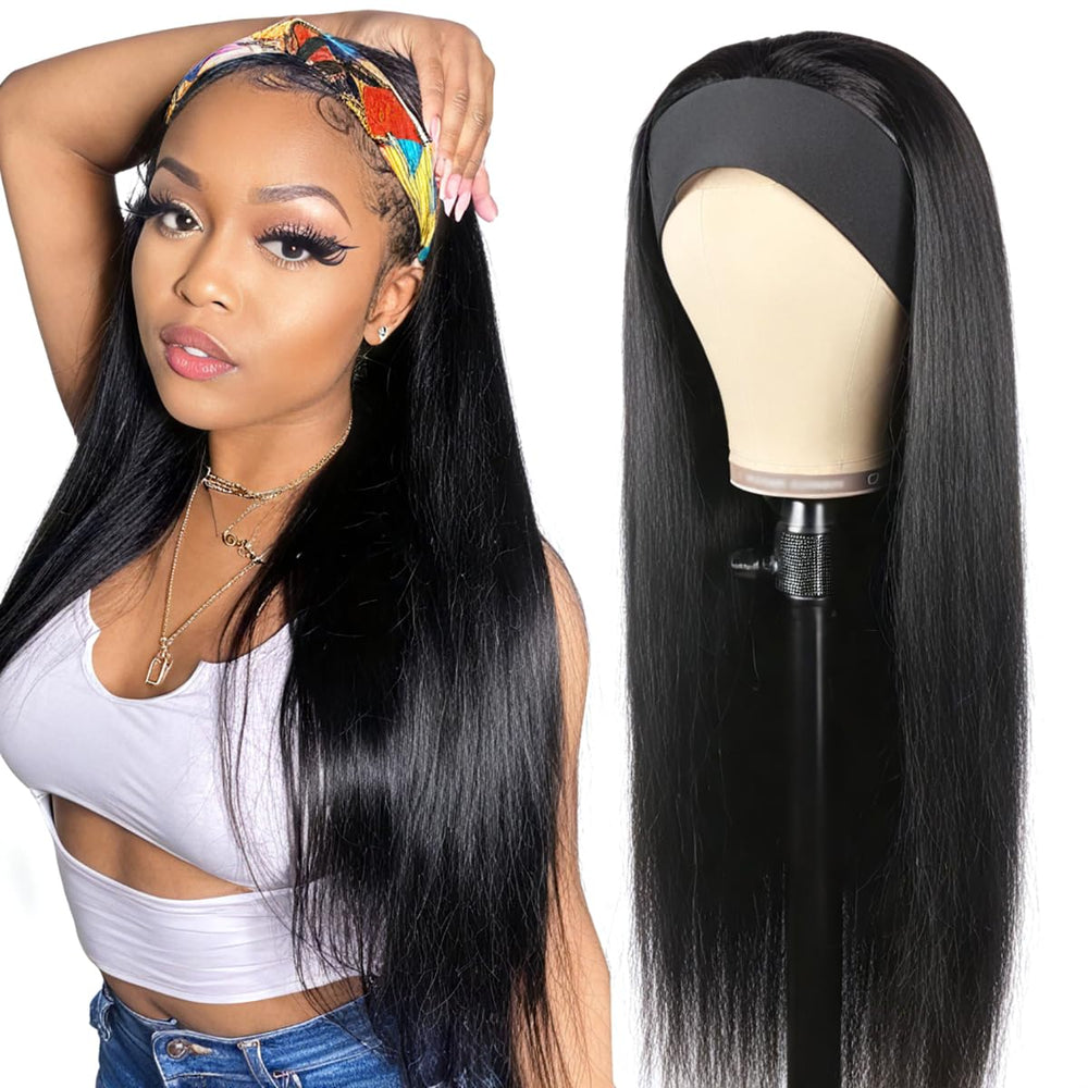 Unvizossa headband wig ponytail styling demonstrates versatility for different occasions