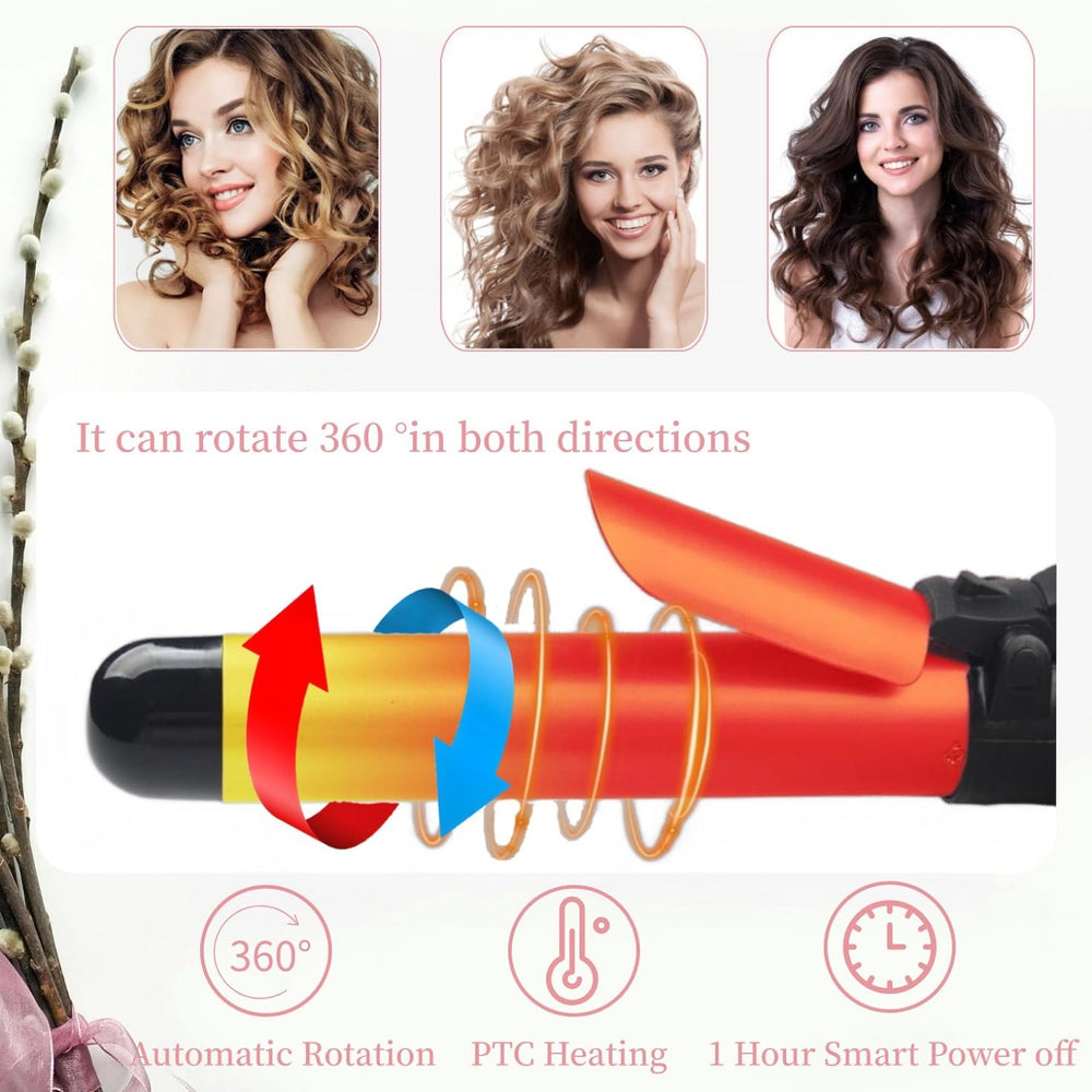 UOTJCNR auto-off safety feature graphic emphasizing safe styling.