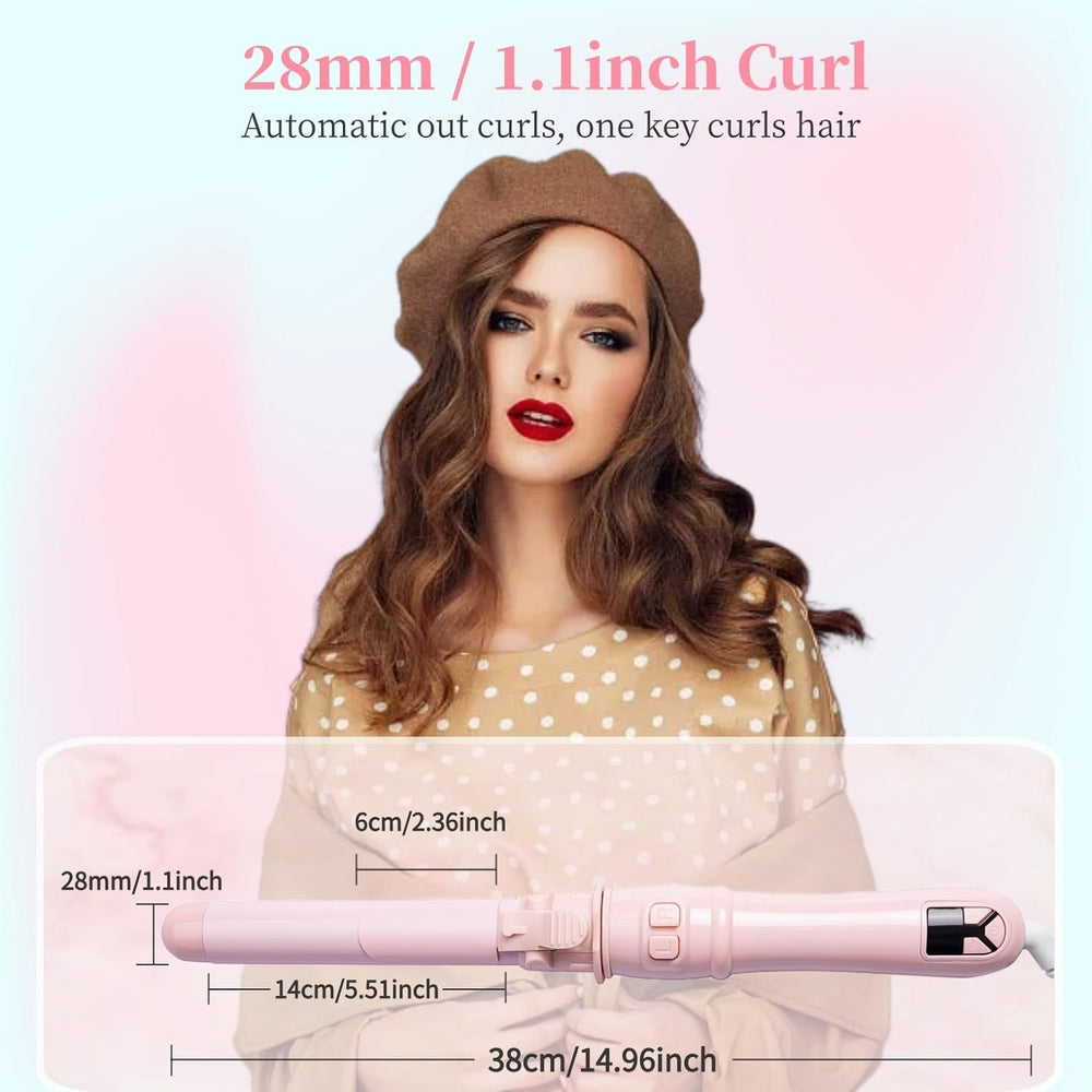 UOTJCNR dual-direction rotating curler in action enables effortless beach waves.