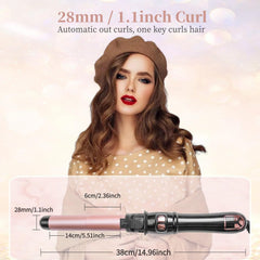 UOTJCNR LED display close-up shows temperature control for precise styling