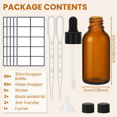UPBUD labeling stickers for easy organization of tinctures and blends