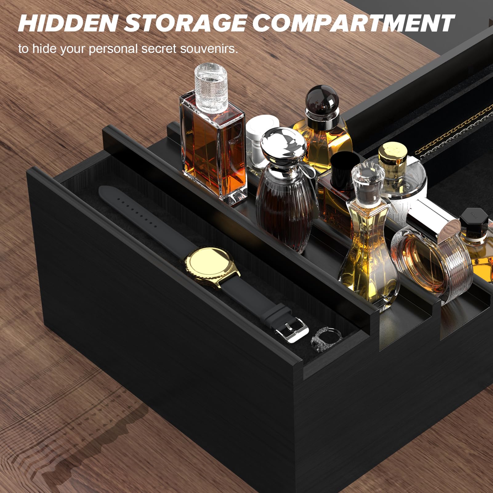 upcessory Cologne Organizer 4-tier display for fragrance bottles