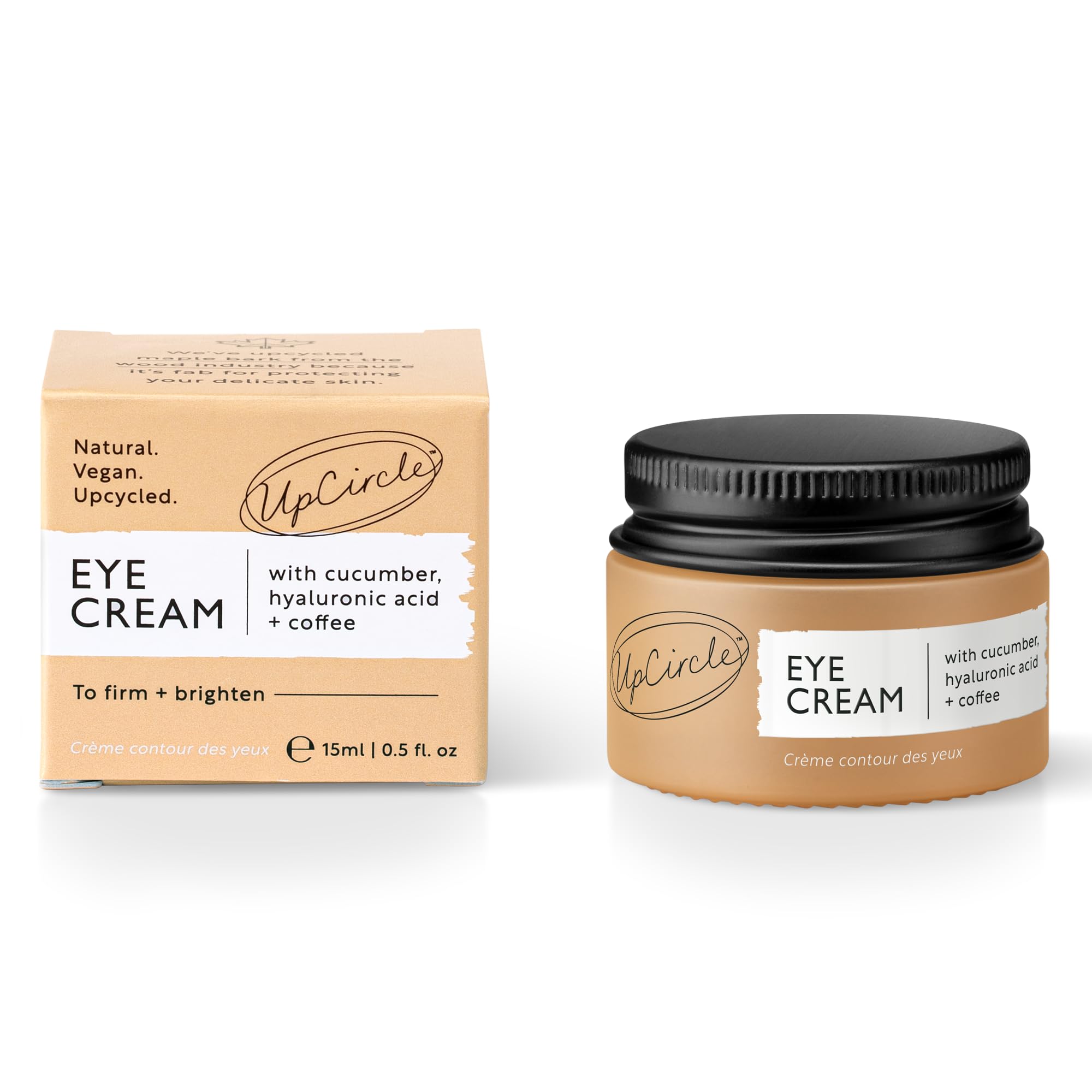 UPCIRCLE eye cream coffee oil drop highlights energizing under-eye refreshment
