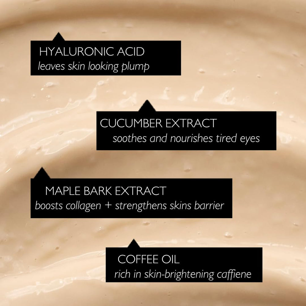 UPCIRCLE eye cream hyaluronic acid sphere emphasizes deep hydration for smoother skin