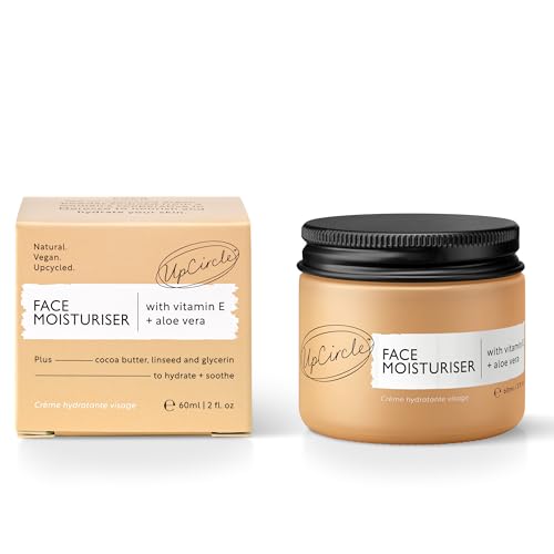UPCIRCLE Face Moisturiser texture closeup showing fast absorption