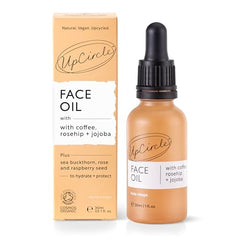 UpCircle face serum pump application for daytime hydration
