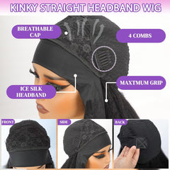 UPIGUILK dense-full-look headband wig delivers fuller volume without heavy styling.