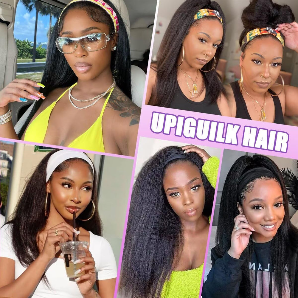 UPIGUILK half-wig combo shows seamless blend for versatile styling options.