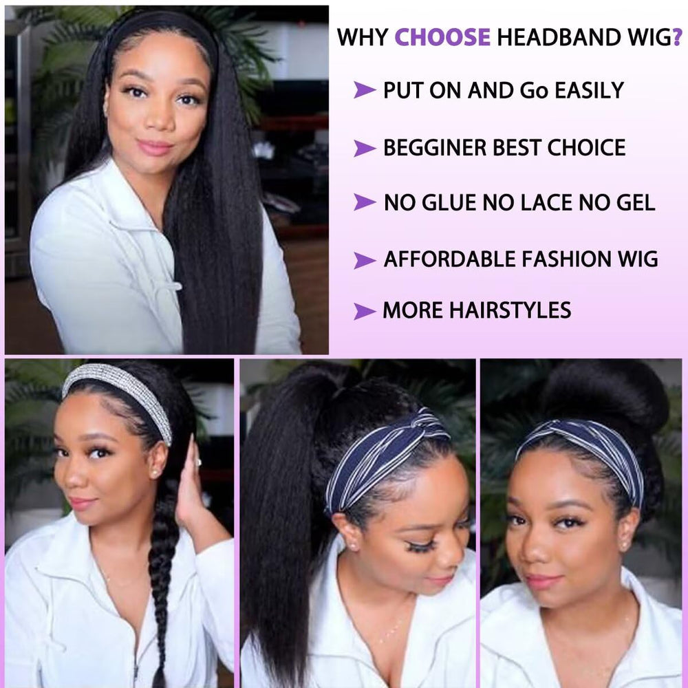 UPIGUILK headband detail photo emphasizes comfortable, secure fit all-day wear.