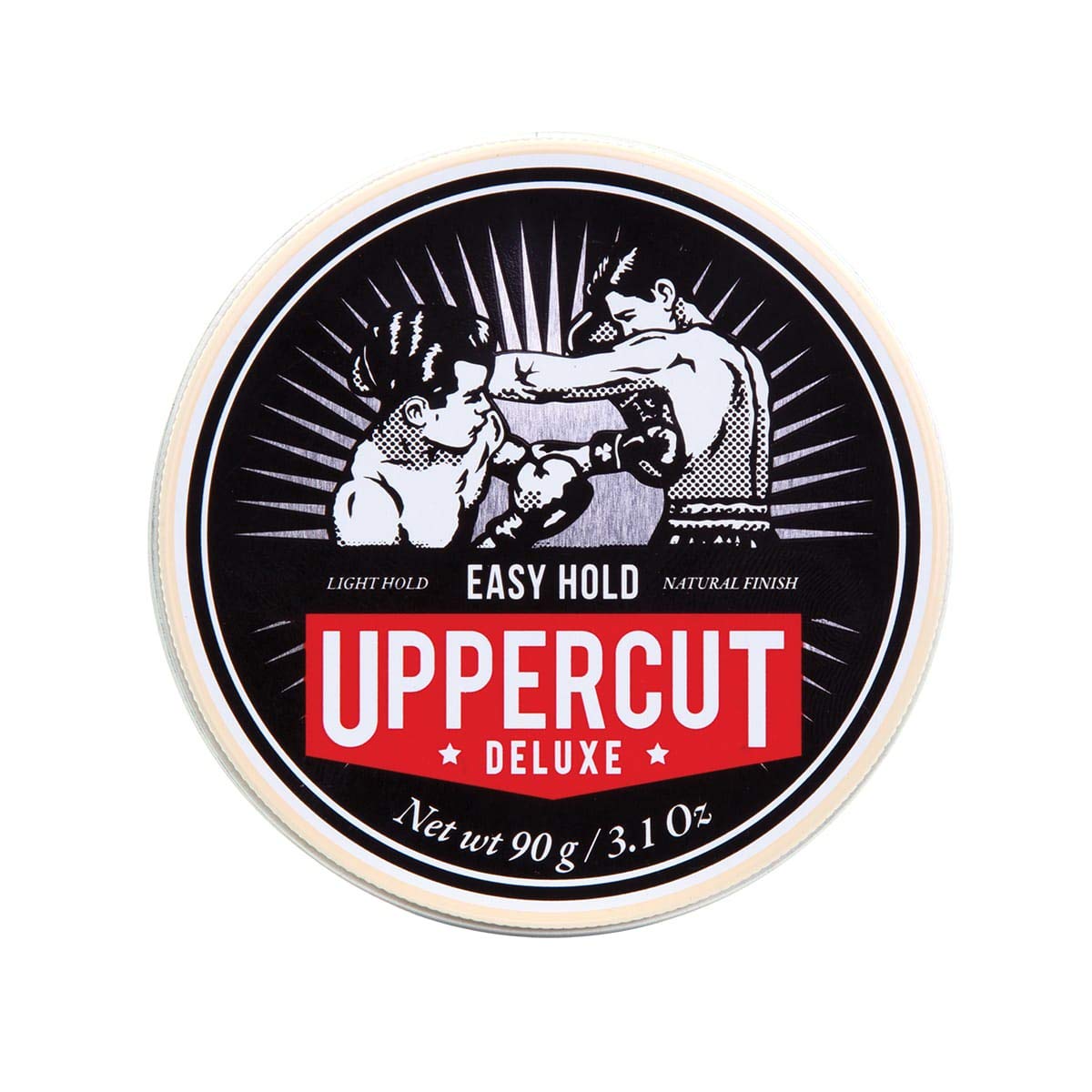 UPPERCUT DELUXE Easy Hold packaging shown for easy storage and travel