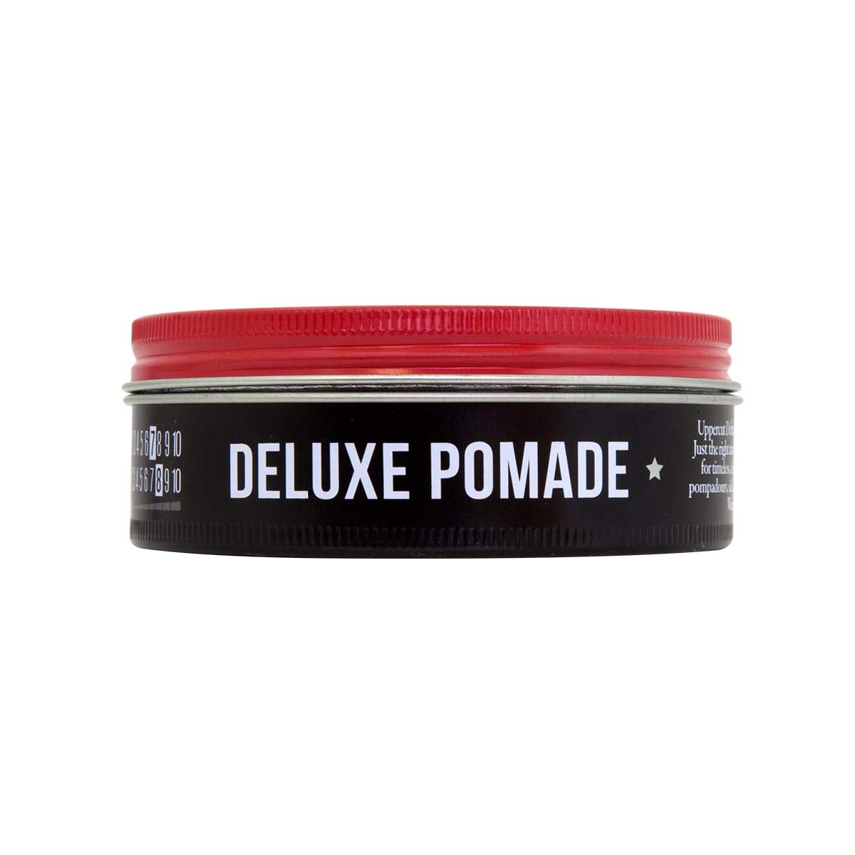 Uppercut Deluxe high-shine finish offers polished looks for pompadours and slick backs.