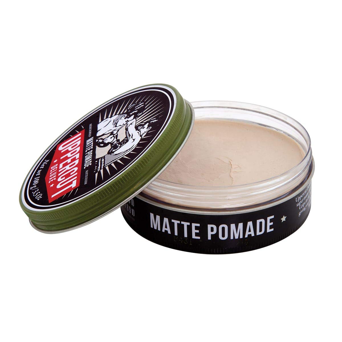 Uppercut Deluxe Matte Pomade creme brulee scent note adds subtle fragrance