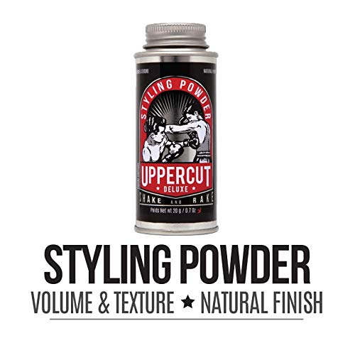 UPPERCUT DELUXE styling powder mens-look shows versatile styling possibilities